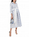 Голубое платье в белую полоску Pietro Brunelli | Фото 2