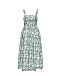 Платье с голубым цветочным принтом Dan Maralex | Фото 11