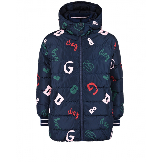 Двухсторонняя куртка из нейлона с принтом логотипа Dolce&Gabbana | Фото 1