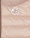 Стеганый жилет пудрового цвета Moncler | Фото 3
