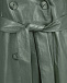 Двубортное кожаное пальто  | Фото 8