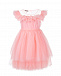 Розовое платье с пышной юбкой TWINSET | Фото 3