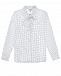 Белая рубашка в синий горошек Aletta | Фото 2
