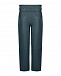 Укороченные брюки из кожи Yves Salomon | Фото 5