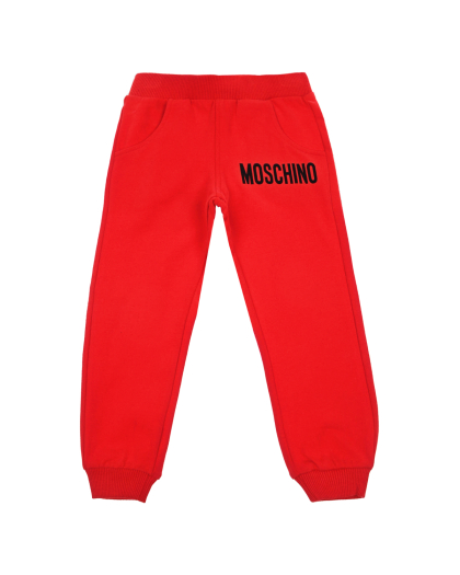 Красные спортивные брюки Moschino | Фото 1
