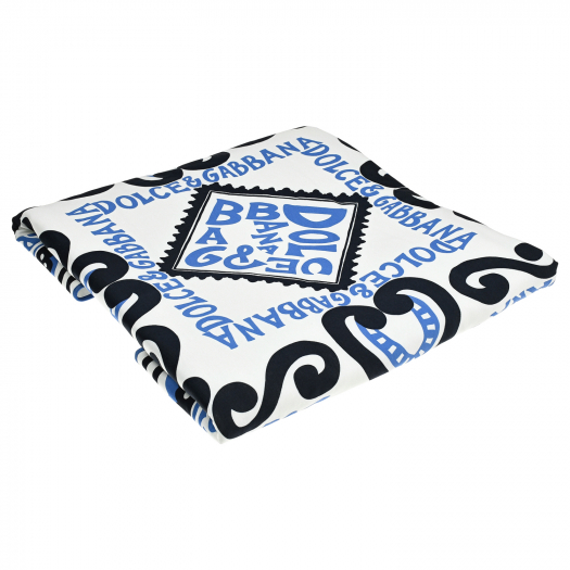 Одеяло с голубым лого Dolce&Gabbana | Фото 1