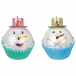 Подвеска в форме снеговика &quot;Кекс Muffin&quot; 2 вида, цена за 1 шт. Inges Christmas | Фото 1