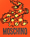Оранжевая футболка с принтом &quot;крокодил&quot; Moschino | Фото 4