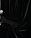 Черное бархатное платье с вырезом на талии Self Portrait | Фото 4