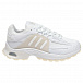 Белые кроссовки с резиновыми вставками Adidas | Фото 2