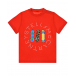 Красная футболка с принтом &quot;скейты&quot; Stella McCartney | Фото 1