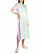 Платье-рубашка в разноцветную полоску 120% Lino | Фото 5
