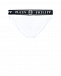Белый купальник с черным лого Philipp Plein | Фото 5