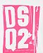 Белая футболка с розовым логотипом Dsquared2 | Фото 3