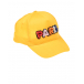 Желтая шапка с надписью &quot;PARIS&quot; из бусин Regina | Фото 1