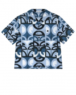 Легкая рубашка с короткими рукавами Dolce&Gabbana Мультиколор, арт. L43S06 HS5H1 HC1SZ | Фото 1
