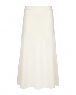 Кашемировая юбка молочного цвета Arch4 , арт. KNSK21211 IVORY | Фото 1