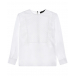 Белая рубашка с кружевной отделкой Dan Maralex | Фото 1