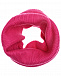 Розовый шарф-ворот 24х30 см. Il Trenino | Фото 4