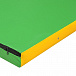 Гимнастический мат 1500х1000х80 мм, ПВХ, зеленый/желтый  | Фото 3