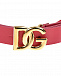 Ремень цвета фуксии с фигурной пряжкой Dolce&Gabbana | Фото 4