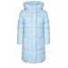 Голубое стеганое пальто-пуховик Poivre Blanc | Фото 1