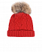 Красная шапка с флисовой подкладкой Il Trenino | Фото 2