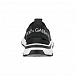 Черные кроссовки-носки с лого Dolce&Gabbana | Фото 3