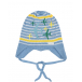 Голубая шапка с принтом &quot;самолеты&quot; Il Trenino | Фото 1