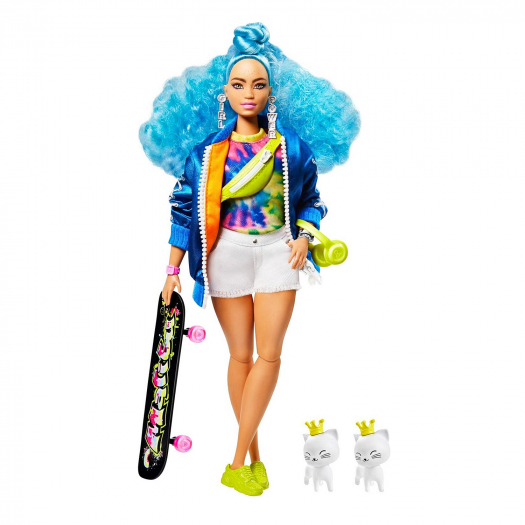 Кукла Barbie Экстра - с голубыми волосами  | Фото 1