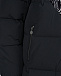 Черное стеганое пальто с глянцевой вставкой Naumi | Фото 4