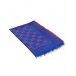 Ярко-синий платок с логотипом GUCCI | Фото 1