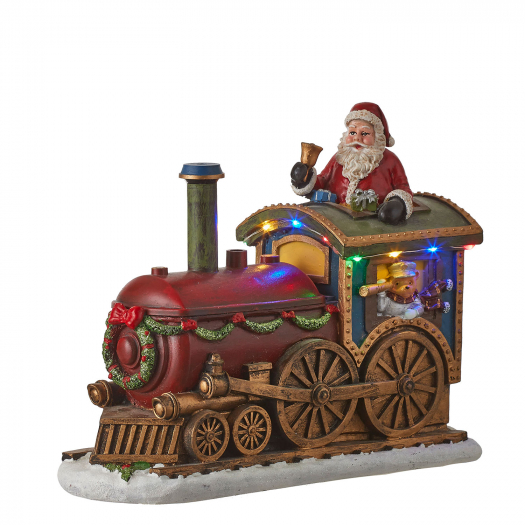 Новогодний сувенир &quot;Санта в поезде&quot;, 29*12*23,5 см Edelman | Фото 1