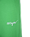 Зеленые спортивные брюки MSGM | Фото 6