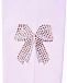 Розовые колготки с бантиком из стразов Story Loris | Фото 2