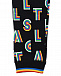 Черные спортивные брюки с разноцветными буквами Stella McCartney | Фото 3