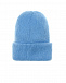 Голубая шапка с отворотом  | Фото 2