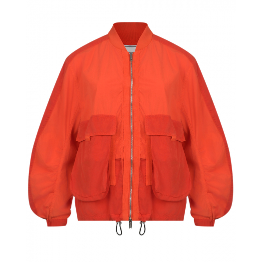 Красная куртка с карманами-карго Iceberg | Фото 1