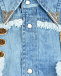 Синяя джинсовая рубашка Forte dei Marmi Couture | Фото 6