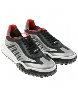 Черные кроссовки с серыми вставками Dsquared2 Черный, арт. 70805 VAR.1 | Фото 1