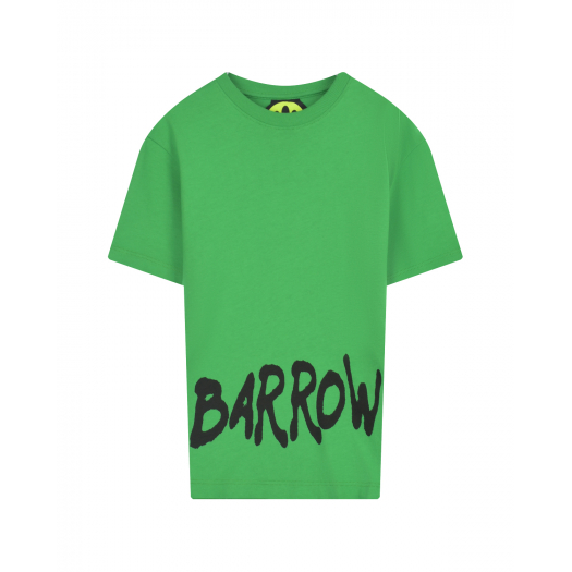 Зеленая футболка с лого Barrow | Фото 1