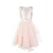 Розовое платье с аппликациями Aletta | Фото 1