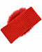 Красная повязка из шерсти с помпоном Aletta | Фото 2