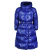 Ярко-синее пальто с капюшоном Emporio Armani | Фото 1