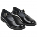 Черные лакированные туфли на плоском каблуке Beberlis | Фото 1
