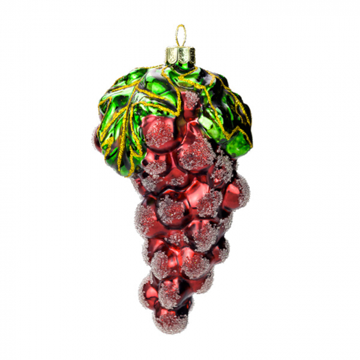Подвеска &quot;Гроздь винограда Каберне Фран&quot;, 6,5x6,5x12 см Holiday Classics | Фото 1