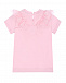 Розовая футболка с оборкой Monnalisa | Фото 2