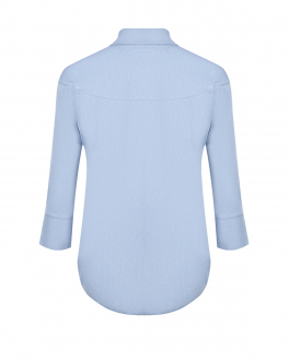 Синяя блуза с рукавами 3/4 для беременных Attesa Синий, арт. 4436/017 120 BLUE | Фото 2