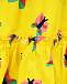 Желтая юбка с принтом &quot;бабочки&quot; Stella McCartney | Фото 3
