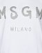 Белый свитшот с лого MSGM | Фото 7